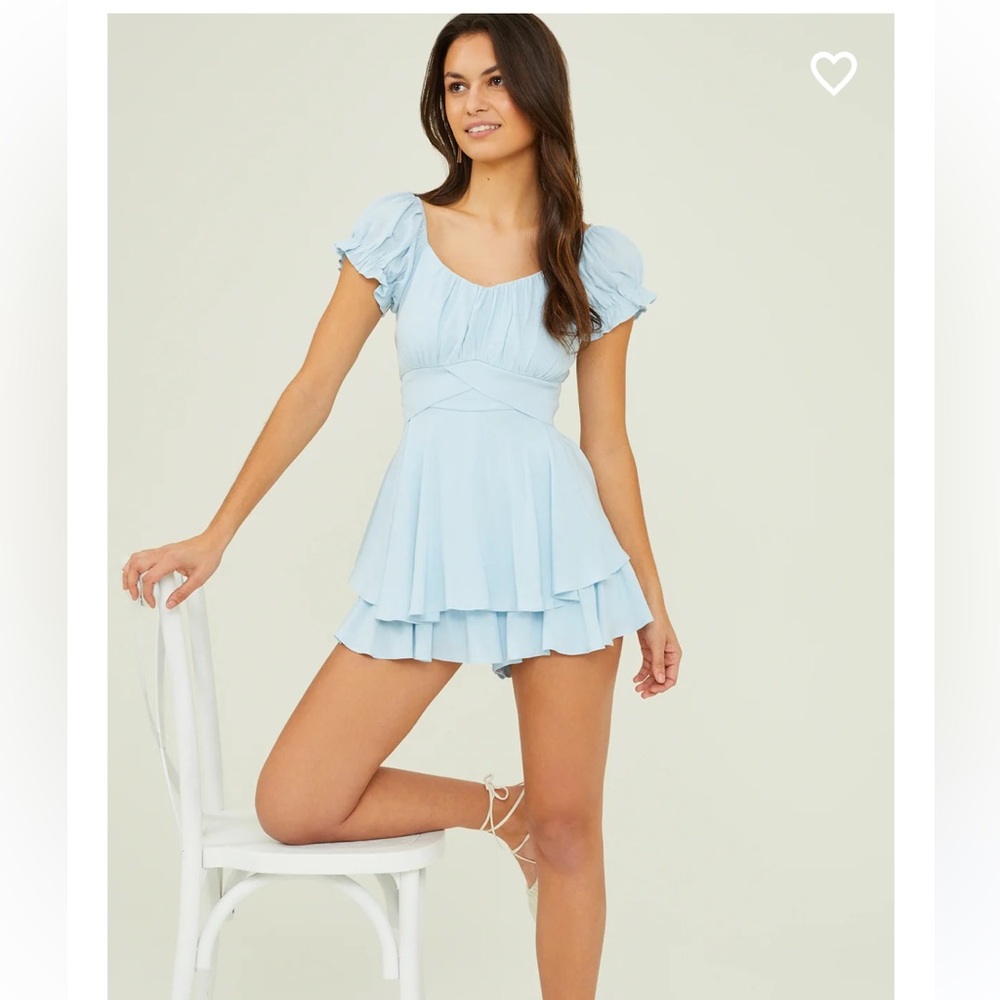 Alter’d State pale blue romper